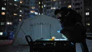 Палатка обогрева в Киеве