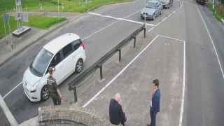 Николай Статкевич на КПП Беларуси