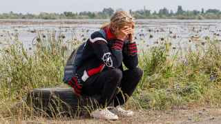 Эвакуация жителей из затопленной Голой Пристани