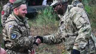 Американские военные во Львовской области