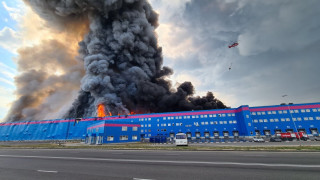 Пожар на складе Ozon в Истре (архив) 