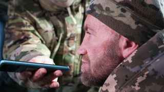 Украинские военнопленные в Мелитополе