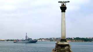 Разведывательный корабль «Иван Хурс» в Севастополе