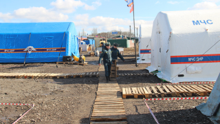 Пункт жизнеобеспечения для эвакуируемого населения на ТПП «Успенка»