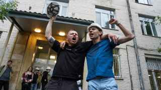 Празднование защиты диплома в МГТУ имени Баумана