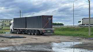 Фура с дронами в Иркутской области