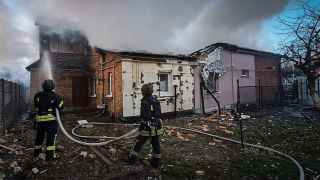 Киевская область после российского обстрела.