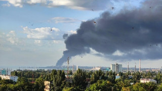 Пожар в порте Таганрога, 10 июля 2026