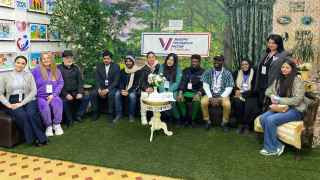 Международные эксперты на участке в Дагестане