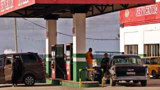 Очередь за бензином в Гаване