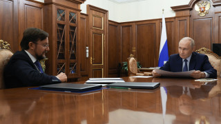 Встреча главы "Деловой России" Алексея Репика с Владимиром Путиным.