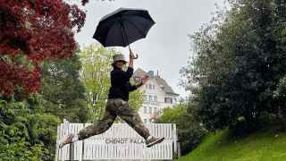 Виктория Манасир на курорте Веггис в Швейцарии