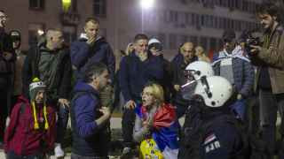 Протесты в Белграде