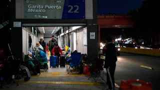 Город Тихуана на границе Мексики и США