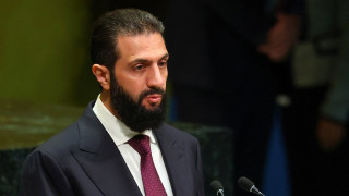 Президент Сирии Ахмед аш-Шараа,