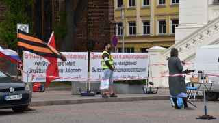 Митинг «Рейхсбюргеров» в Виттенбурге
