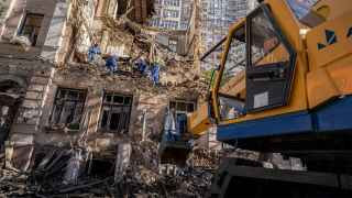 Киев после атаки иранскими дронами