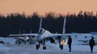 Учебно-тренировочные полеты авиации Западного военного округа.