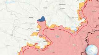 Фрагмент интерактивной карты ISW с ситуацией вокруг Покровска на 17 августа 2025