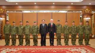 Вручение госнаград РФ на открытии военного музея в Пхеньяне