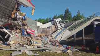 Обрушение моста в Брянской области