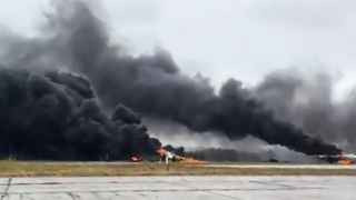 Атака на аэродром "Оленья" в Мурманской области