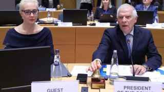 Юлия Навальная и Жозеп Боррель