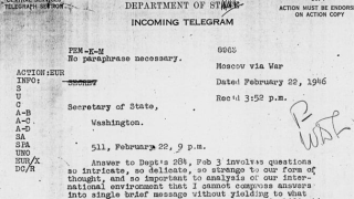 Документ, с которого, возможно, началась холодная война