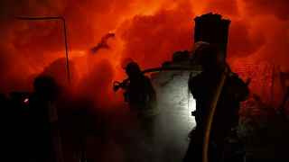 Донецкая область Украины после российского обстрела