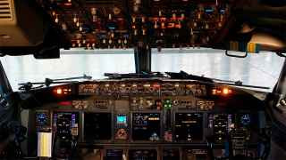 Кокпит Boeing-737 авиакомпании S7