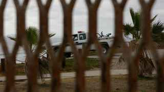 Граница Мексики и США в Тихуане