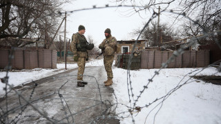 Бойцы ВСУ. Донецкая область, Украина