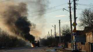 Дорога из Харькова в Киев 24.02.2022