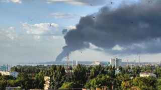 Пожар в порте Таганрога, 10 июля 2026