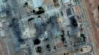 Разрушения в Центре ядерных технологий в иранском Исфахане после ударов американских стратегических бомбардировщиков