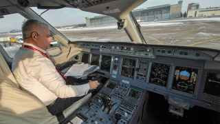 Кабина пилота SSJ-100