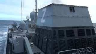 Фрегат «Адмирал Горшков» в Атлантике