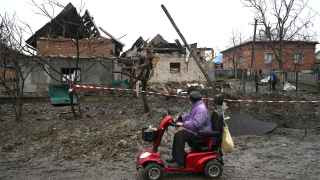 Разрушенные дома под Львовом