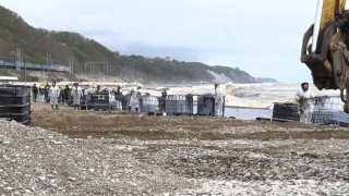 Уборка нефтяных загрязнений в Туапсе