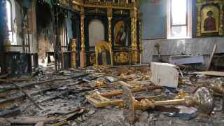 Интерьер церкви иконы Божией Матери "Всех скорбящих Радость" 