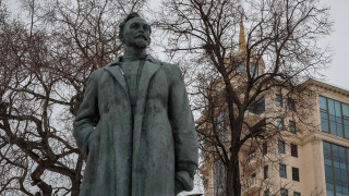 Памятник Дзержинскому, перенесенный с Лубянки в парк Музеон