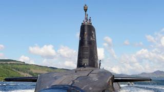 Британская подлодка, вооруженная ракетами Trident