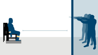 Схема исполнения расстрела