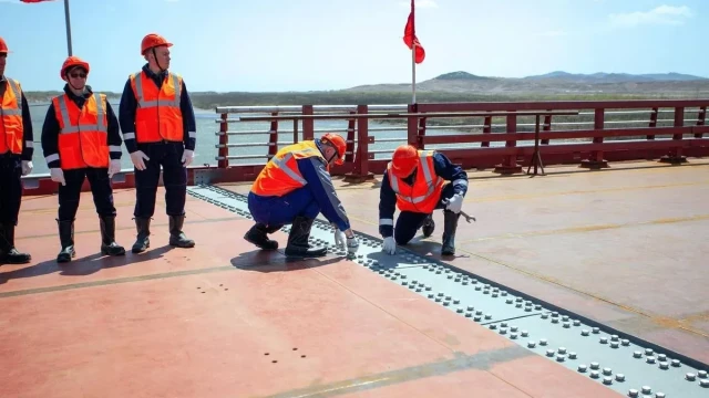 Россия построила автомобильный мост в Северную Корею